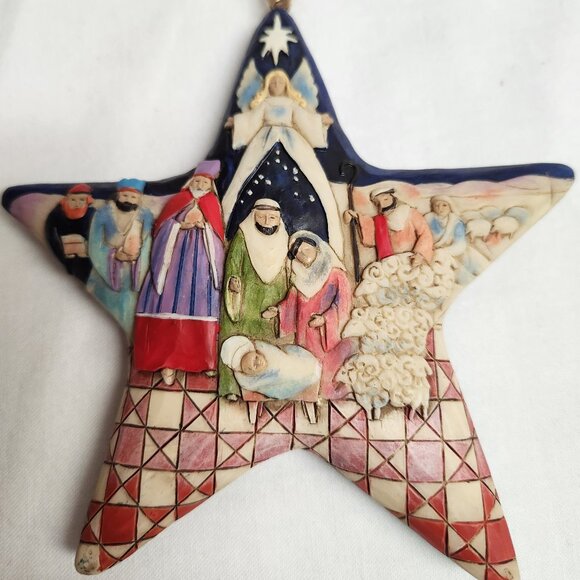 Jim Shore Heartwood Creek Other - Jim Shore NATIVITY STAR ORNAMENT #4010627 NWT and BOX